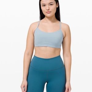 Lululemon blue flow y bra